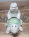 Happy Humping Turtle Ceramic Salt Pepper Shaker Set Figurine Kitchen Decor