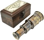    vintage Brass Nautical Telescope     Antique Victorian Spyglass   