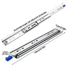 2 Pack Soft Close Drawer Slide 32 36 40 48in Heavy Duty Industrial Drawer Slide-
