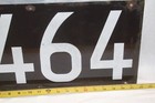 Nycta Nyc New York City Subway C1950 Porcelain Train Number Plate Sign