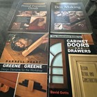 Vtg Lot-4 Woodworking Books Magazine Furniture Cabinets Doors Elements