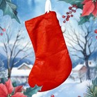 Christmas Santa Claus Stocking With Photo Frame Felt Holiday Decor