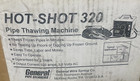 General 320 Amp Hot-shot Pipe Thawing Machine W   2  20ft Cables   Clamps New