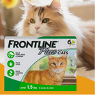 Front Flea   And Tick   Plus Treatment Line For Cats And Kittens - 6 Doses