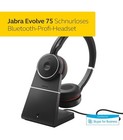 Jabra Evolve 75 Ms Wireless Headset  Stereo     Includes Link 370 Usb Adapter