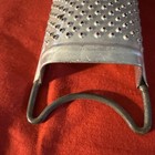 Early Small Pierced Tin Grater With Handle   Pr759
