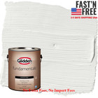 Glidden Fundamentals Exterior Paint  White  Semi-gloss  1 Gallon  Durable Finish