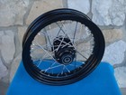 16x3  40 Spoke Black Wheel Set 2000-06 For Harley Heritage Deluxe Fat Boy