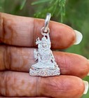 925 Sterling Silver Lord Shiva Shivas  Shiv Jis Pendant  Plain Finish