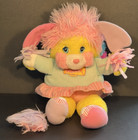 Vintage Mattel 1987 Cheerleader Pom Pom Popples Plush Cheer Popple 12in