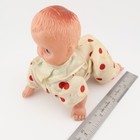 Vintage Mcm 1960 Suzuki Celluloid Crawling Baby Doll Wind Up Toy Made In Japan