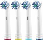 Alayna Replacement Toothbrush Heads Compatible With Oral B Crossaction  4 Pack 