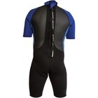 Body Glove Pro 3 Men Back Zip Shorty Wetsuit  2 1mm Neoprene  Black  Large  2116