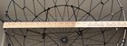 Large Vtg Style Wire Laundry Basket Hamper Cart Collapsible