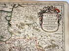 Poland Lithuania Ukraine C  1680 Frederik De Wit Large Antique Map