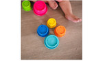 Stacking Cups Water Toys Set Stack Count Stackable Learning Cup Baby Bath Toy 8