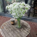Clear Glass Vase For Flower Geometric Faceted Design Flower Vase For Office Bedr