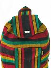 Rasta Backpack hippie Gear mexican Made  Mochila  beach Bag  Authentic Pinzon