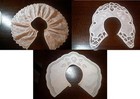 Ladies   Childrens Vintage   Antique German Collar Lot Of 6 Battenburg   Crochet