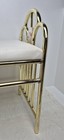 Vtg 80s 1987 Rosalco Hollywood Regency Style Vanity Chair bench stool Commodore