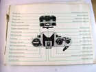 Nikon Fe Instruction Book Owner Manual Vintage Slr Film Camera