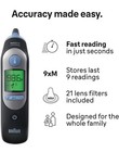 Braun Thermoscan 7 Digital Ear Thermometer  Age-adjusted Fever Guidance All Ages