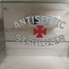 Antique Antiseptic Sterilizer Cabinet Emil Paidar Chicago For Barber Shop Razors