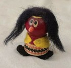 Vintage Kellogg Disney Pocahontas Wood Figurine Collectible Hippie Boho Toy