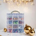 Dice Storage Box With Removable Dividers Polyhedral Dice Plastic Organizer