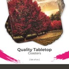 Pimpernel Crimson Trees Coasters - Set Of 6