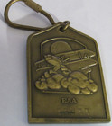 Eaa Aviation Foundation Oshkosh Usa Fly-in Experimental Metal Keychain