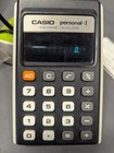 Vintage Casio M1 Personal Electronic Calculator Tested Working With A C Adapter