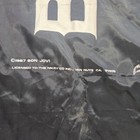Vintage 1987 Bon Jovi Large Fabric Wall Banner Poster Black White Original