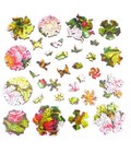 Roses And Peonies  479 Piece Wooden Jigsaw Puzzle 