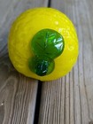 Vintage Murano Style Glass Lemon Decorative Fruit