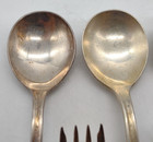 Five Antique International Silver Co Spoons And Fork Set   5 Spoon   Fork