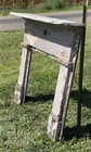 Antique Fireplace Mantel Surround  50x47 5  Architectural Salvage Rustic  A165