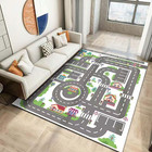 Kids Rug Play Mat Great For Playing With Cars And Toys educational Kid Road And 