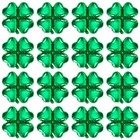  24pcs Green Foil Balloons   Ribbons  St  Patricks Day Decorations  Shamrock
