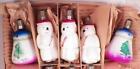 25 Christmas Light Bulbs In Ob Occ Japan Santa Cat House Stocking Bear Bell Rare