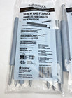Lot Of 3  Amerimax 33047pk Gutter Screw Round Head Square Drive Steel 1 8  Drive