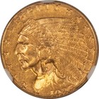 1925-d  2 50 Indian Gold Quarter Eagle - Ngc Au-58  Lustrous 