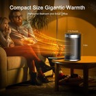 Small Space Heater  Portable Electric Heater With Temperature Sensor For Indo   