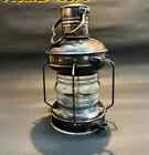 Nautical Antique Brass Anchor Oil Lamp Vintage Ship Lantern Marine Hanging Lamp