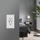 1-10pcs Usb Type C Wall Outlet Duplex Receptacle 15a  Smart 2 1a Quick Charging