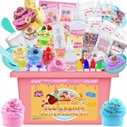 Ice Cream Slime Making Kit For Girls 8-12  Diy Butter Slime Craft Set 30  Pieces