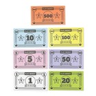 Play Money For Kids  455 Bills Board Game Props Pretend Toy Money For Learning