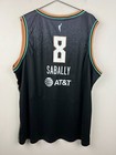 2024 New York Liberty Sabally  8 Wnba Explorer Jersey Black 2xl Fanatics Unisex