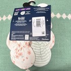 Gerber 4-pack Baby Girl Mittens 0-3 Months Cotton Floral Ruffle Pink