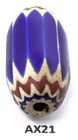Awesome Venetian Antique Chevron Trade Bead African Ax21 Bg 77  Murano
